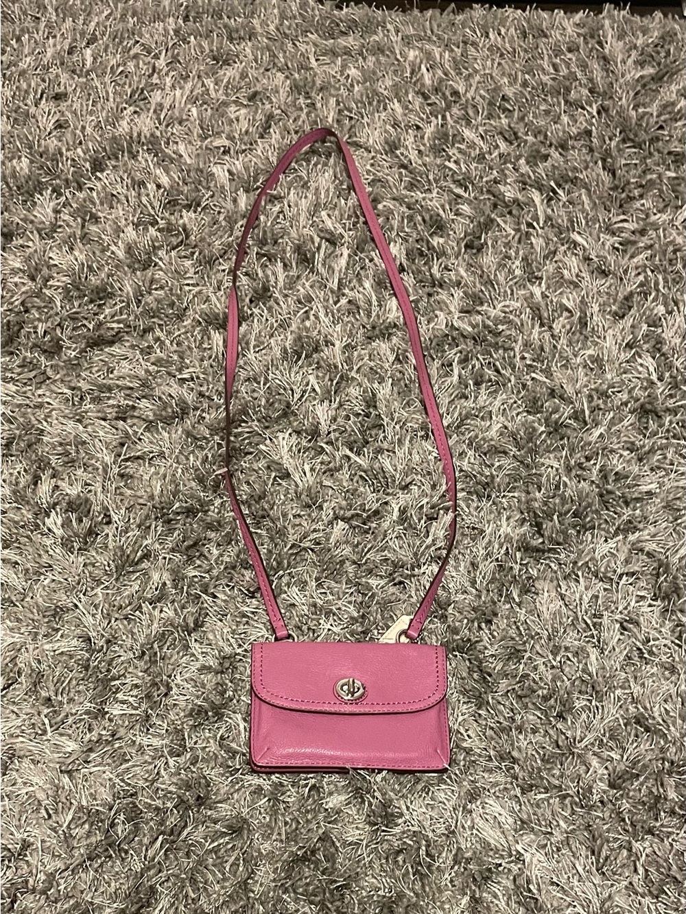 Coach Women’s Pink Crossbody Wallet